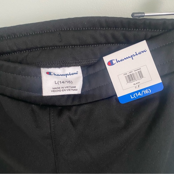 NWT Champion Youth Tech Fleece Jogger Black Large (14/16) - Picture 5 of 6